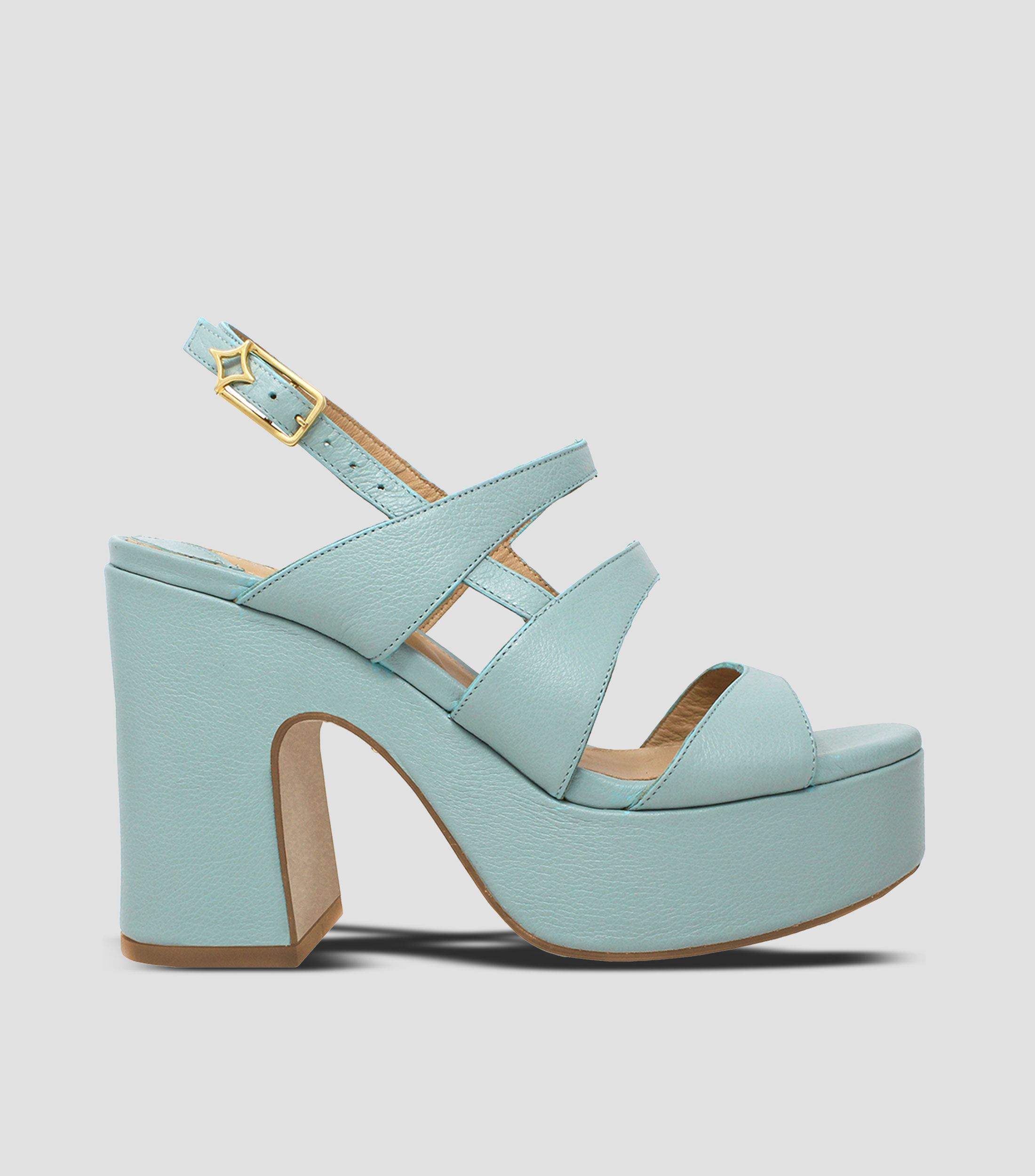 Sandalias con tacon alto ancho y plataforma Marite Mujer